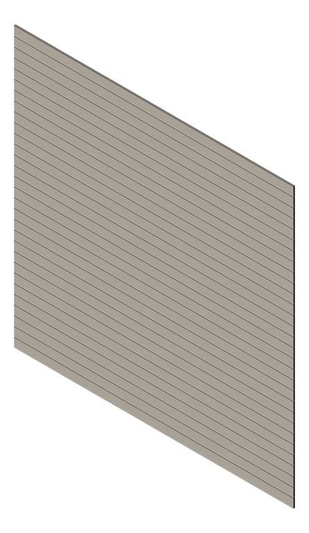 3D Presentation Image of Cladding Aluminium Knotwood Traditional Horizontal 100Flat Dune