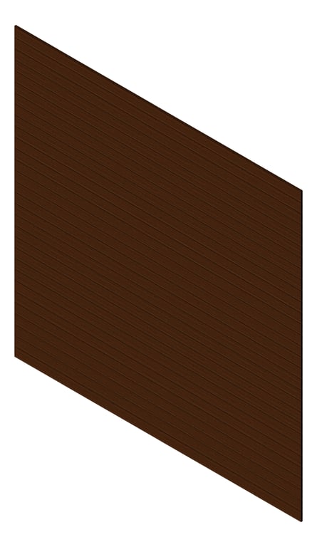 3D Presentation Image of Cladding Aluminium Knotwood Traditional Horizontal 100Flat EnglishChestnut