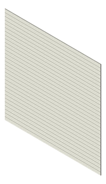 3D Presentation Image of Cladding Aluminium Knotwood Traditional Horizontal 100Flat HamptonsCedar