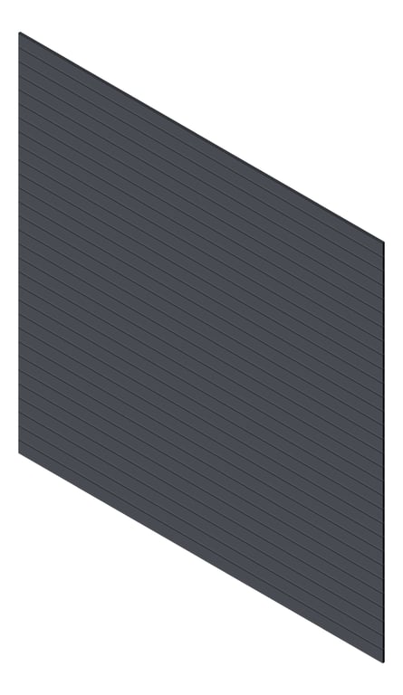 3D Presentation Image of Cladding Aluminium Knotwood Traditional Horizontal 100Flat Ironstone