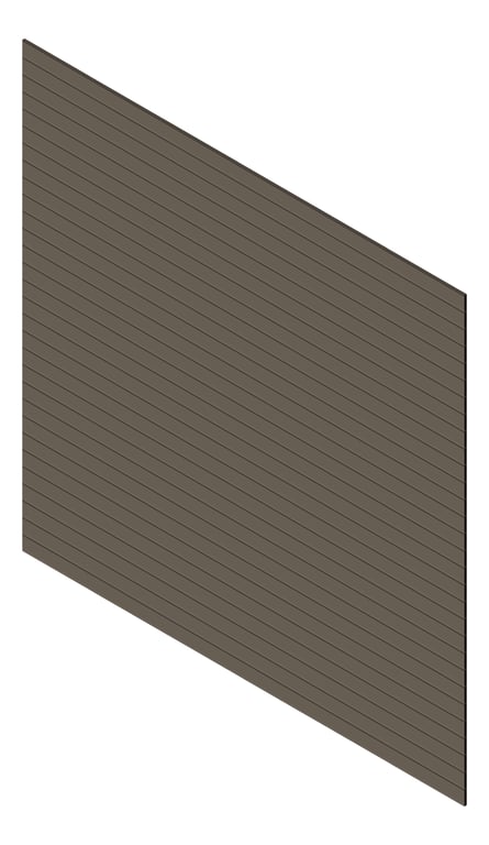 3D Presentation Image of Cladding Aluminium Knotwood Traditional Horizontal 100Flat Jasper