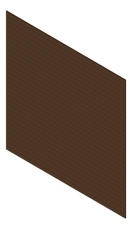 3D Presentation Image of Cladding Aluminium Knotwood Traditional Horizontal 100Flat Kwila