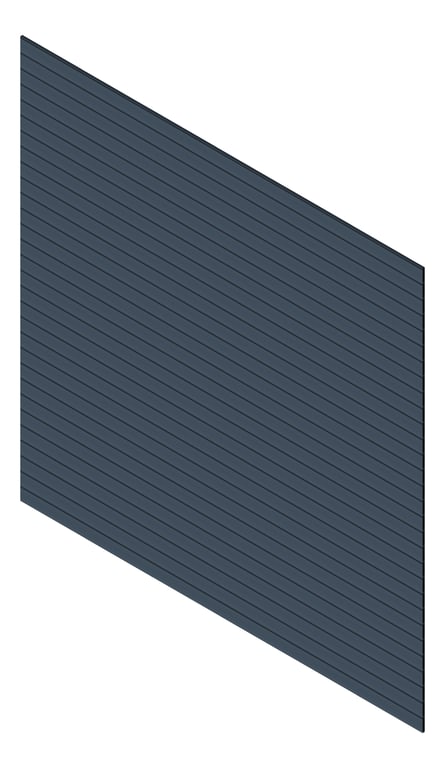 3D Presentation Image of Cladding Aluminium Knotwood Traditional Horizontal 100Shadowline DeepOcean