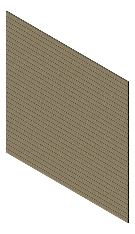 3D Presentation Image of Cladding Aluminium Knotwood Traditional Horizontal 100Shadowline Driftwood