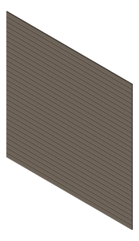 3D Presentation Image of Cladding Aluminium Knotwood Traditional Horizontal 100Shadowline Jasper