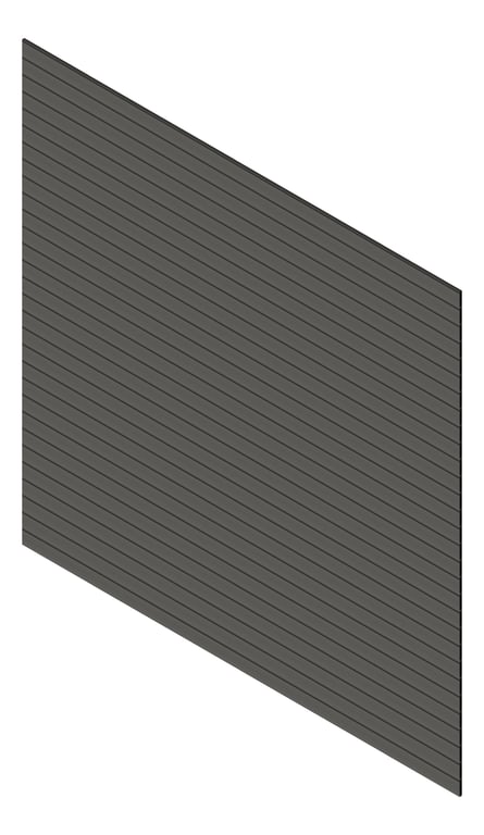 3D Presentation Image of Cladding Aluminium Knotwood Traditional Horizontal 100Shadowline WoodlandGrey