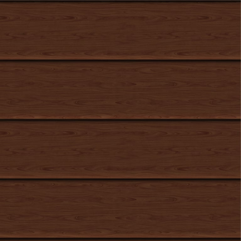 Image of Cladding Aluminium Knotwood Traditional Horizontal 150Flat BushCherry