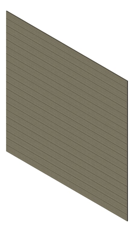 3D Presentation Image of Cladding Aluminium Knotwood Traditional Horizontal 150Flat GreyAsh
