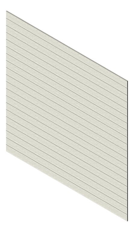 3D Presentation Image of Cladding Aluminium Knotwood Traditional Horizontal 150Flat HamptonsCedar