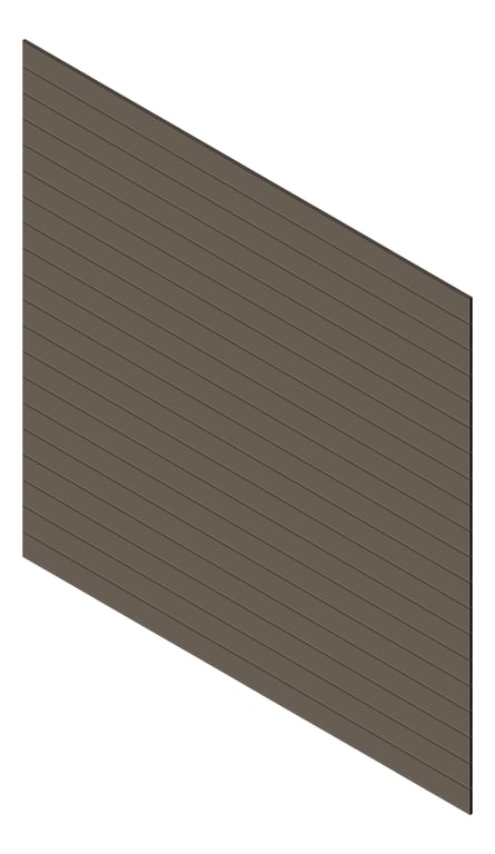 3D Presentation Image of Cladding Aluminium Knotwood Traditional Horizontal 150Flat Jasper