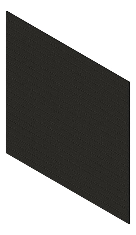 3D Presentation Image of Cladding Aluminium Knotwood Traditional Horizontal 150Flat ShouSugiBan