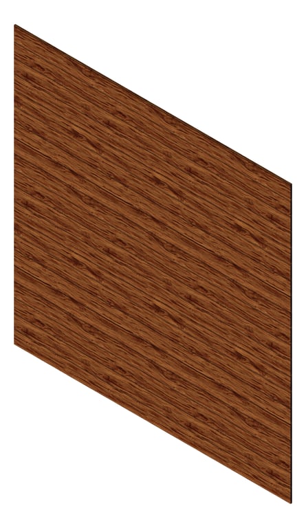 3D Presentation Image of Cladding Aluminium Knotwood Traditional Horizontal 150Shadowline SpottedGum