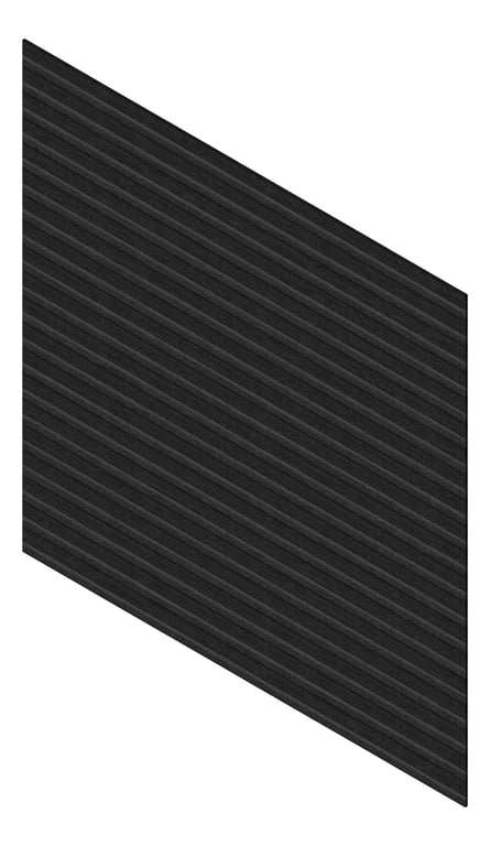 3D Presentation Image of Cladding Aluminium Knotwood Traditional Horizontal 150Shiplap BlackWenge