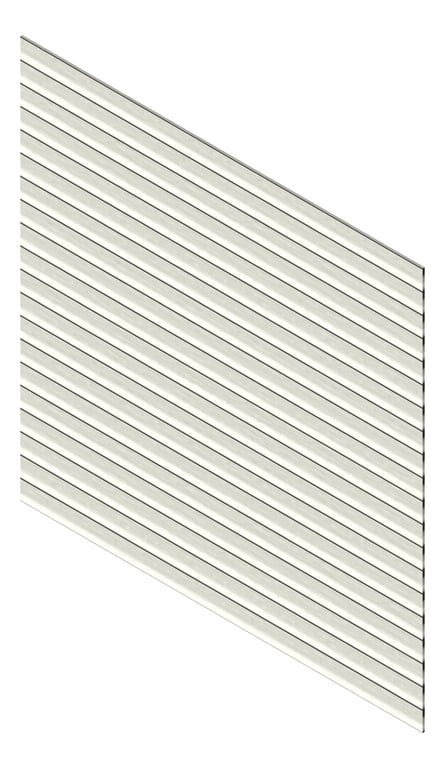 3D Presentation Image of Cladding Aluminium Knotwood Traditional Horizontal 150Shiplap HamptonsCedar