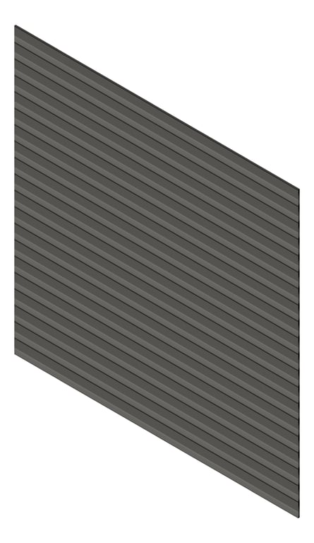 3D Presentation Image of Cladding Aluminium Knotwood Traditional Horizontal 150Shiplap WoodlandGrey