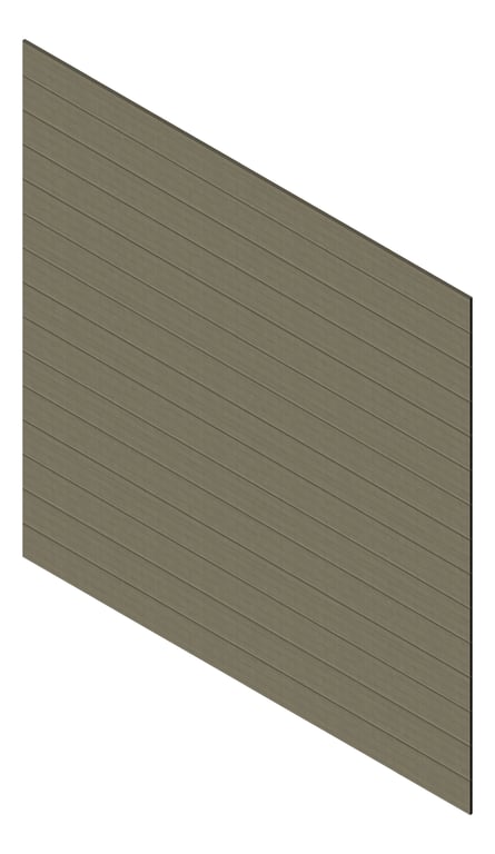 3D Presentation Image of Cladding Aluminium Knotwood Traditional Horizontal 200Flat GreyAsh