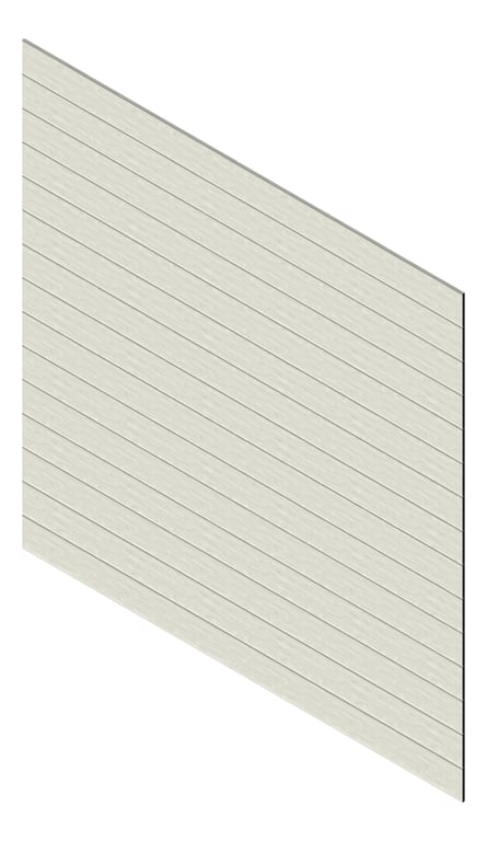 3D Presentation Image of Cladding Aluminium Knotwood Traditional Horizontal 200Flat HamptonsCedar