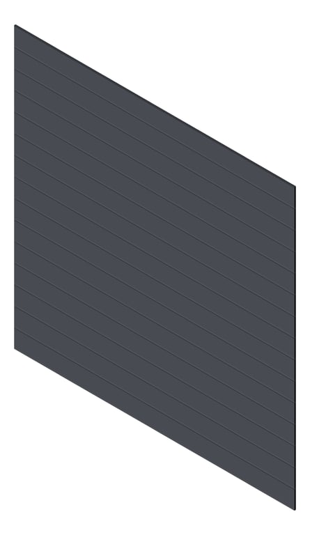 3D Presentation Image of Cladding Aluminium Knotwood Traditional Horizontal 200Flat Ironstone