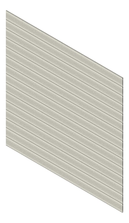 3D Presentation Image of Cladding Aluminium Knotwood Traditional Horizontal 200Shadowline Concrete