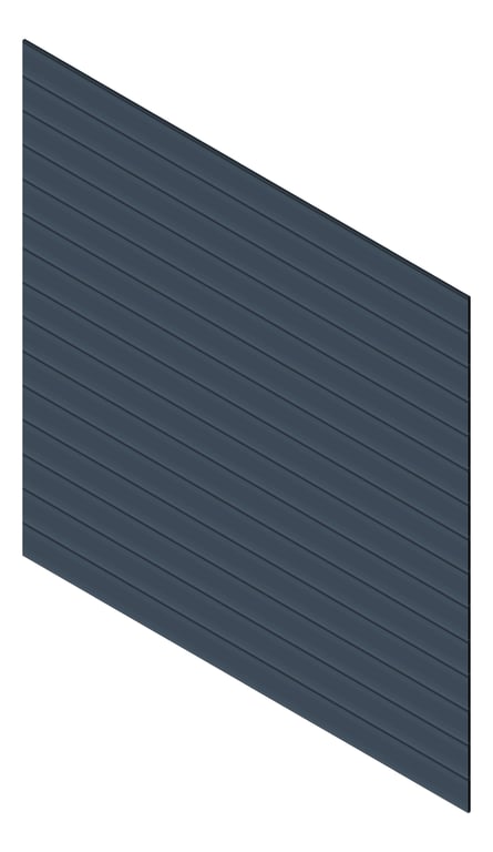 3D Presentation Image of Cladding Aluminium Knotwood Traditional Horizontal 200Shadowline DeepOcean