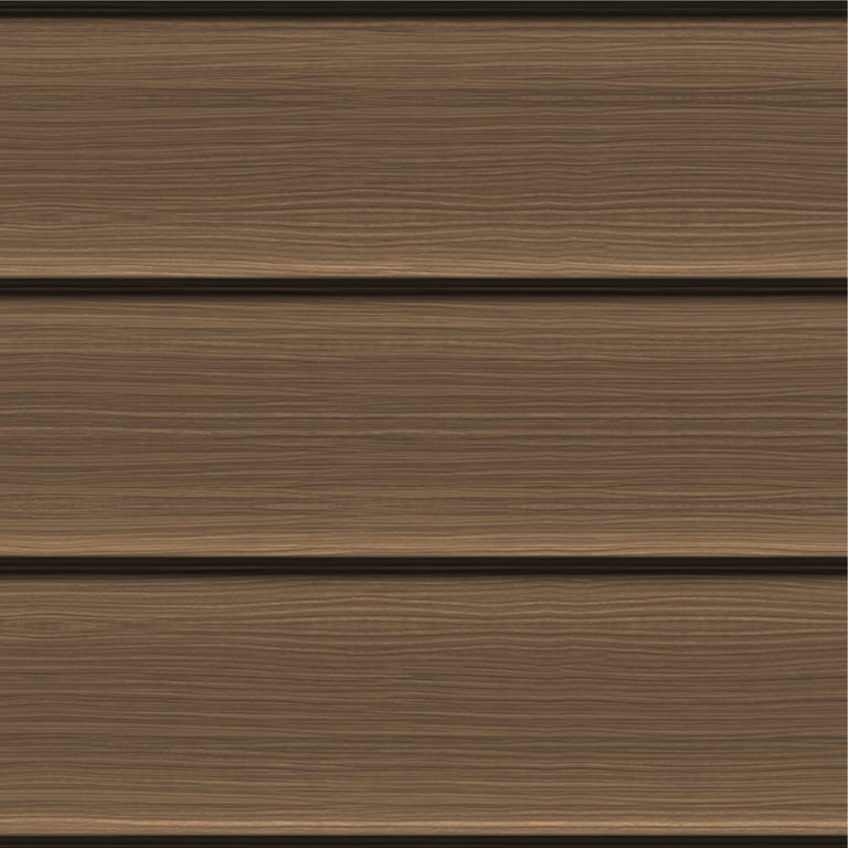 Navigate to Cladding Aluminium Knotwood Traditional Horizontal 200Shadowline FrenchWalnut