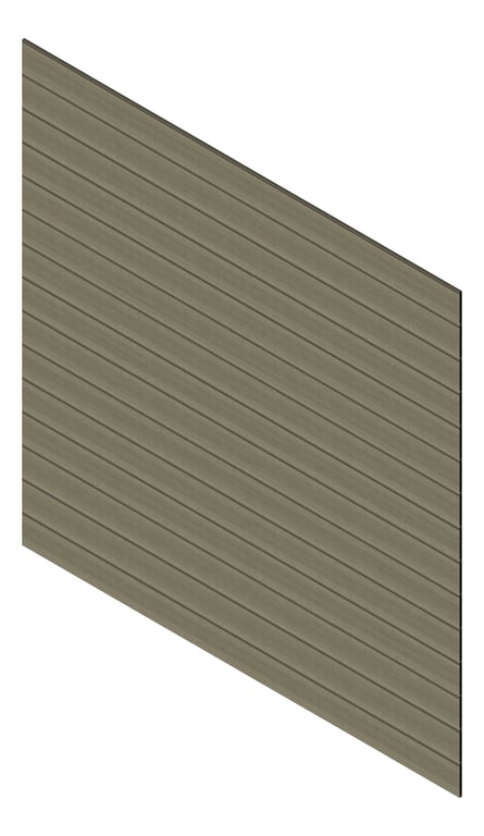 3D Presentation Image of Cladding Aluminium Knotwood Traditional Horizontal 200Shadowline GreyAsh