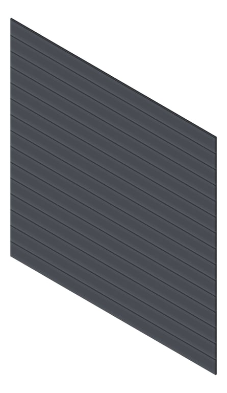 3D Presentation Image of Cladding Aluminium Knotwood Traditional Horizontal 200Shadowline Ironstone