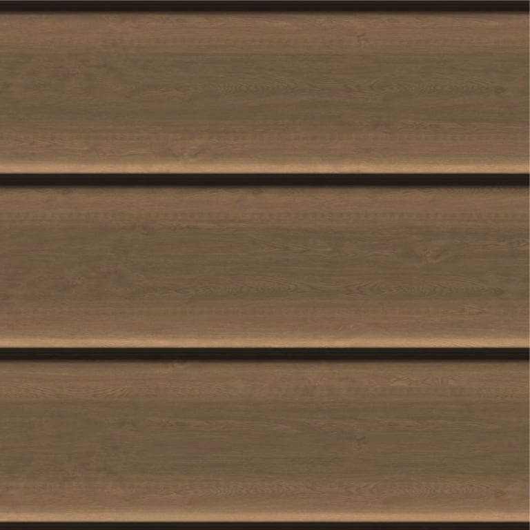 Navigate to Cladding Aluminium Knotwood Traditional Horizontal 200Shadowline Sycamore
