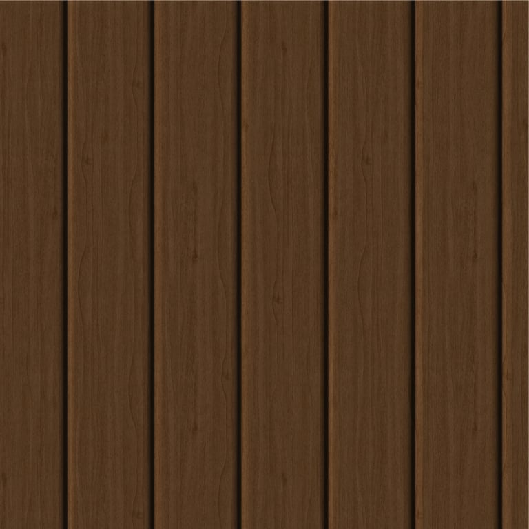 Image of Cladding Aluminium Knotwood Traditional Vertical 100Flat Chestnut