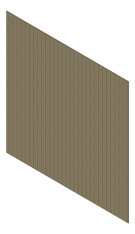 3D Presentation Image of Cladding Aluminium Knotwood Traditional Vertical 100Shadowline Driftwood