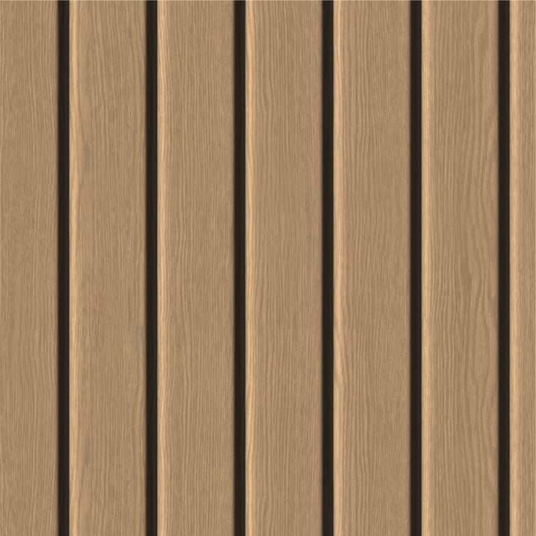 Image of Cladding Aluminium Knotwood Traditional Vertical 100Shadowline NordicOak