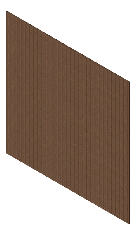 3D Presentation Image of Cladding Aluminium Knotwood Traditional Vertical 100Shadowline RoyalOak