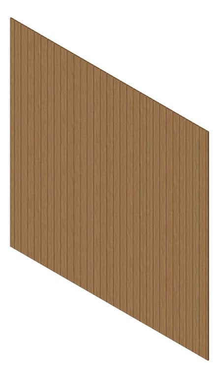 3D Presentation Image of Cladding Aluminium Knotwood Traditional Vertical 100Shadowline SilverWattle