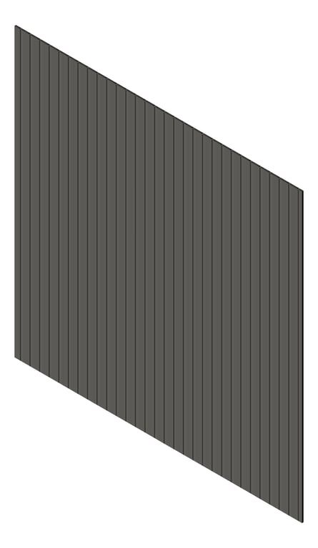 3D Presentation Image of Cladding Aluminium Knotwood Traditional Vertical 100Shadowline WoodlandGrey
