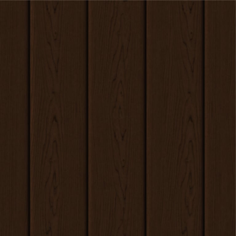 Navigate to Cladding Aluminium Knotwood Traditional Vertical 150Flat TeakBrown