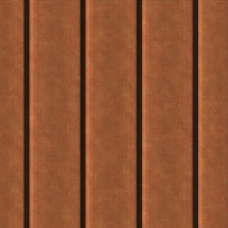Navigate to Cladding Aluminium Knotwood Traditional Vertical 150Shadowline BronzeRust