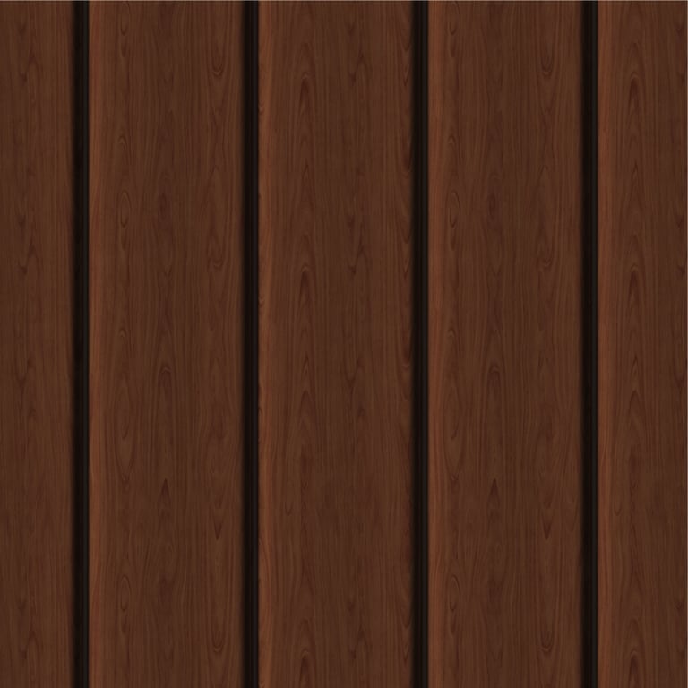 Image of Cladding Aluminium Knotwood Traditional Vertical 150Shadowline BushCherry