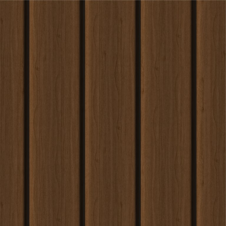 Navigate to Cladding Aluminium Knotwood Traditional Vertical 150Shadowline Chestnut