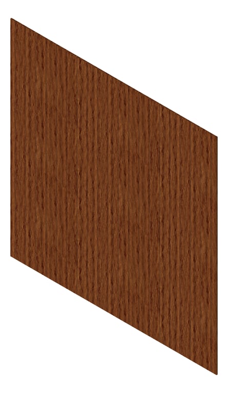 3D Presentation Image of Cladding Aluminium Knotwood Traditional Vertical 150Shadowline SpottedGum