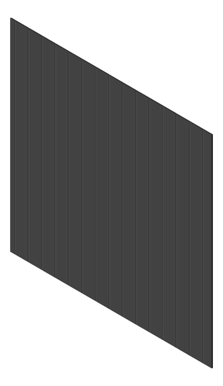 3D Presentation Image of Cladding Aluminium Knotwood Traditional Vertical 200Flat Monument