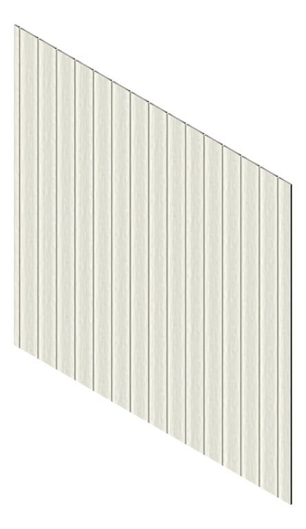 3D Presentation Image of Cladding Aluminium Knotwood Traditional Vertical 200Shadowline HamptonsCedar