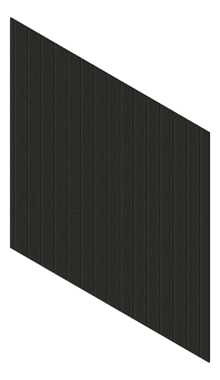 3D Presentation Image of Cladding Aluminium Knotwood Traditional Vertical 200Shadowline ShouSugiBan