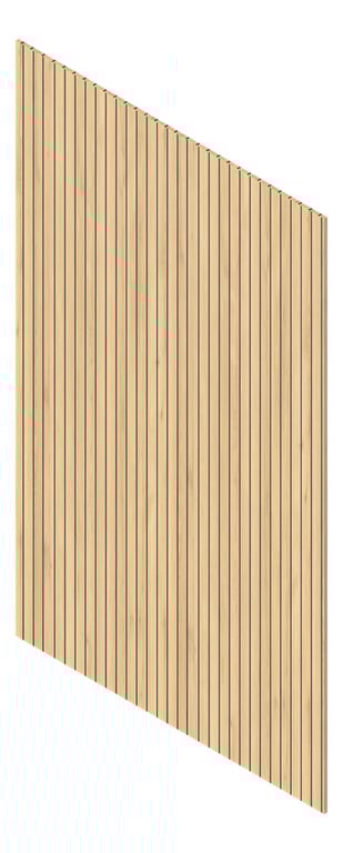 3D Presentation Image of Panel Decorative Laminex Architectural Batten40 BlackShadowline PlankedUrbanOak