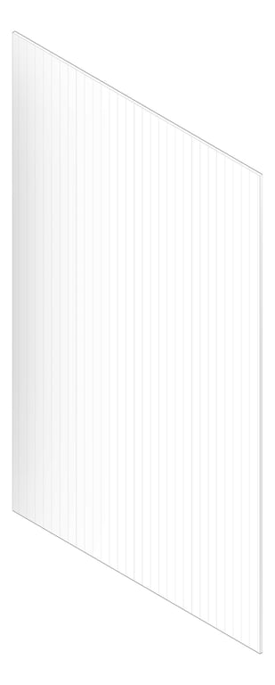 3D Documentation Image of Panel Decorative Laminex Architectural Batten40 BlackShadowline SublimeTeak