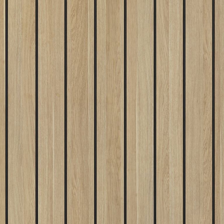 Panel Decorative Laminex Architectural Batten60 BlackShadowline ClassicOak