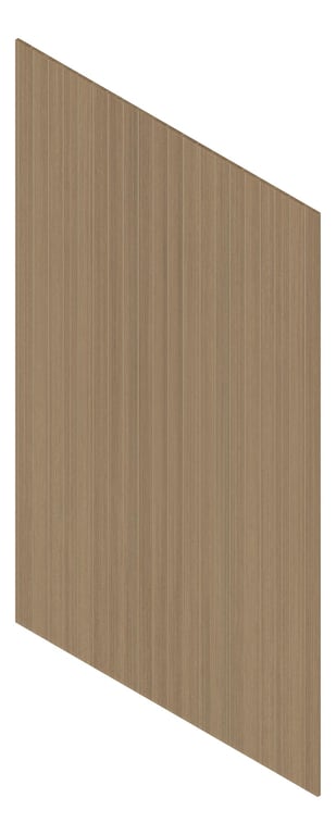 3D Presentation Image of Panel Decorative Laminex Architectural Batten60 NaturalShadowline SublimeTeak