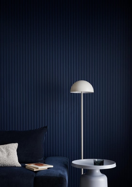 Surround Scallop225 DuluxWinterSea (1) Image of Panel Decorative Laminex Surround Scallop22.5 NaturalFlora