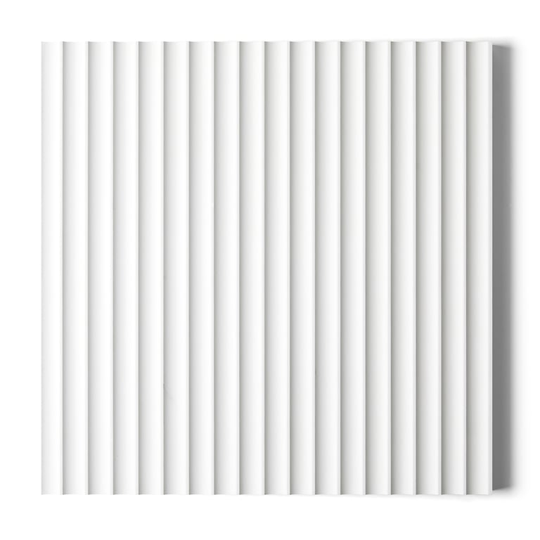 Surround eComm Front View Scallop 22.5 Image of Panel Decorative Laminex Surround Scallop22.5 NaturalFlora