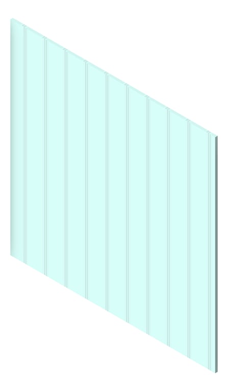 3D Presentation Image of Panel Decorative Laminex Surround Batten100 Harmonious