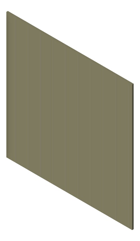 3D Presentation Image of Panel Decorative Laminex Surround Batten100 NaturalFlora